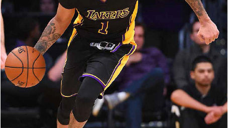 D'Angelo Russell, Los Angeles Lakers in Leorever Mens Compression Tights