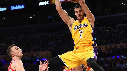 Los Angeles Lakers Larry Nance, Jr. rocks Leorever Mens Compression Tights