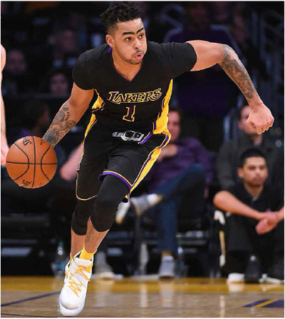 D'Angelo Russell, Los Angeles Lakers in Leorever Mens Compression Tights
