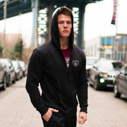 American Cotton Fleece Hooded Jacket