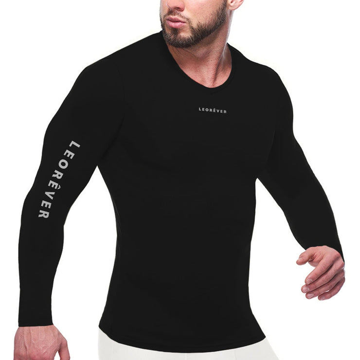 Mens Long Sleeve Balanced Compression Shirt – LEORÊVER