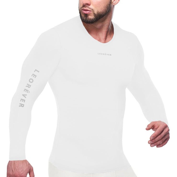 Mens Long Sleeve Balanced Compression Shirt – LEORÊVER
